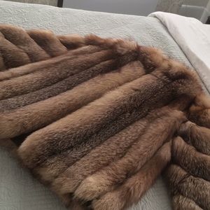 Fox fur coat. Like new condition